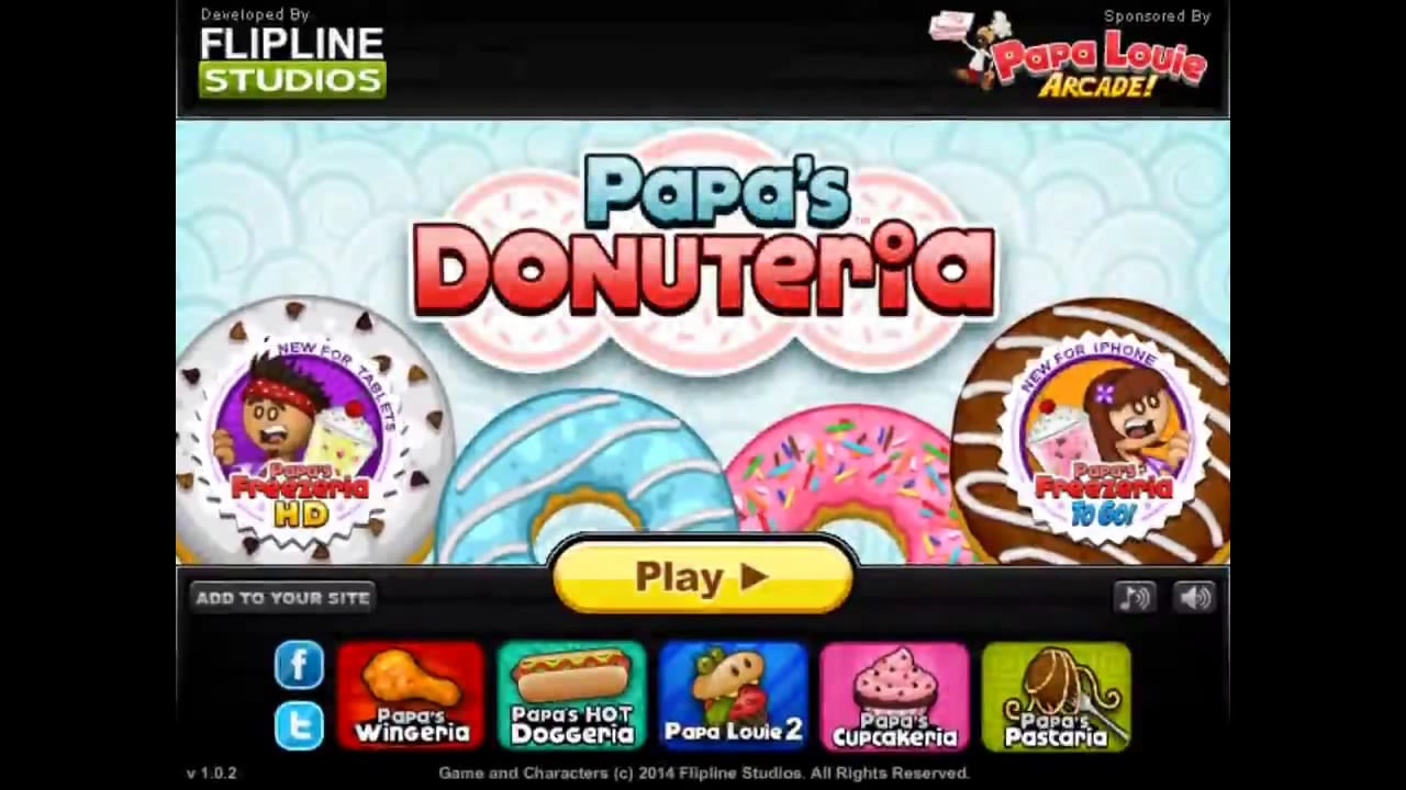 Papa's Donuteria - Free Online Game - Play now